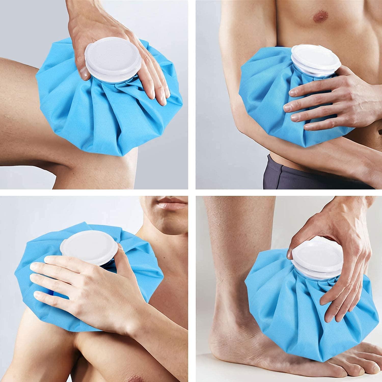 KITSSENTIAL KITSSENTIAL Hot And Cold Pain Relief Reusable Hot Water And Ice Bag Injuries & Pain Relief Hot Water Bag Ice Bag Pain Relief Cold Ice Hot Pain Water Bag (Multi Color) (Ice Bag \"9 Inch\") (Pack Of 1)