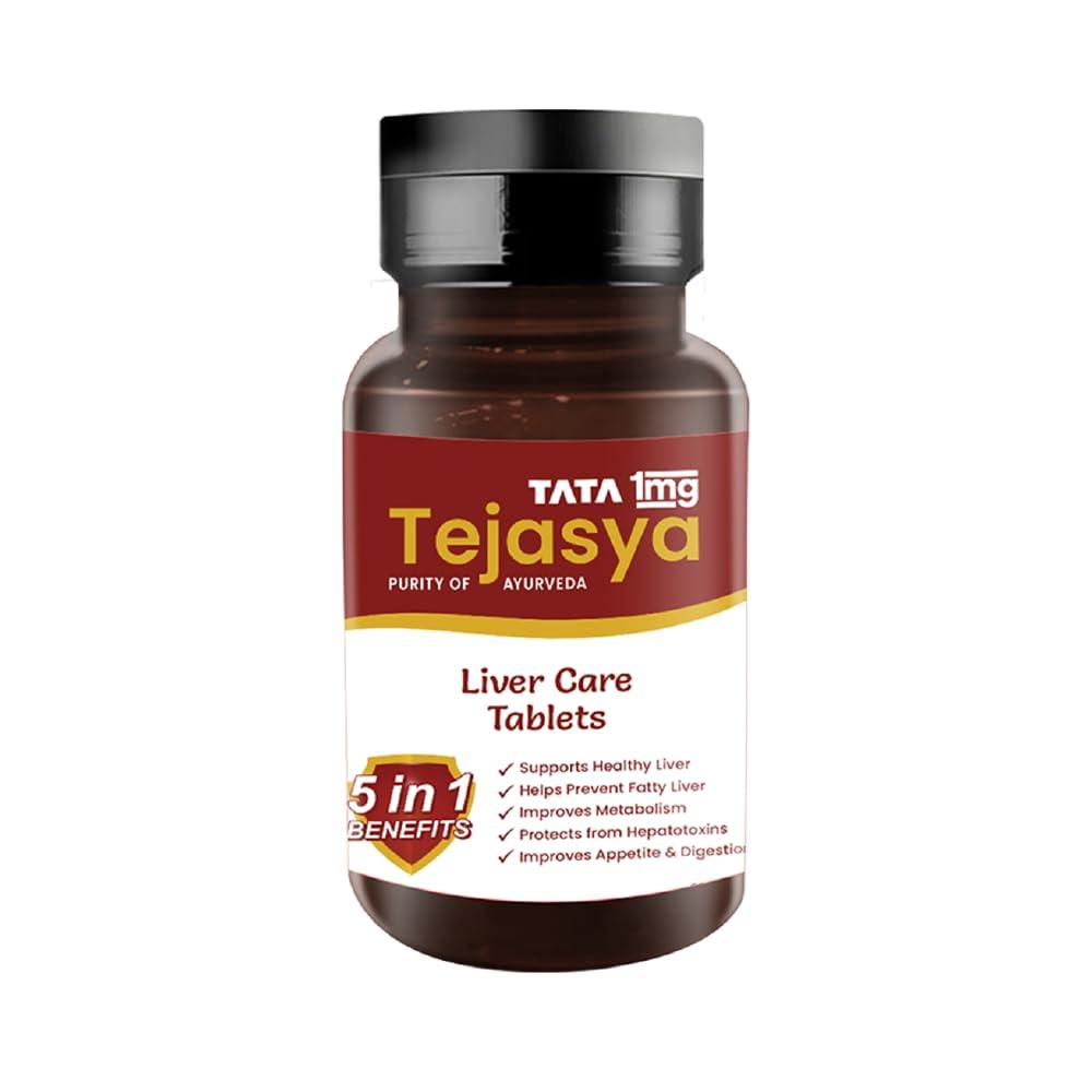 TATA 1mg Tata 1mg Tejasya Liver Care Tablets Helps In Improving Digestion And Appetite For Unisex (Pack Of 1)
