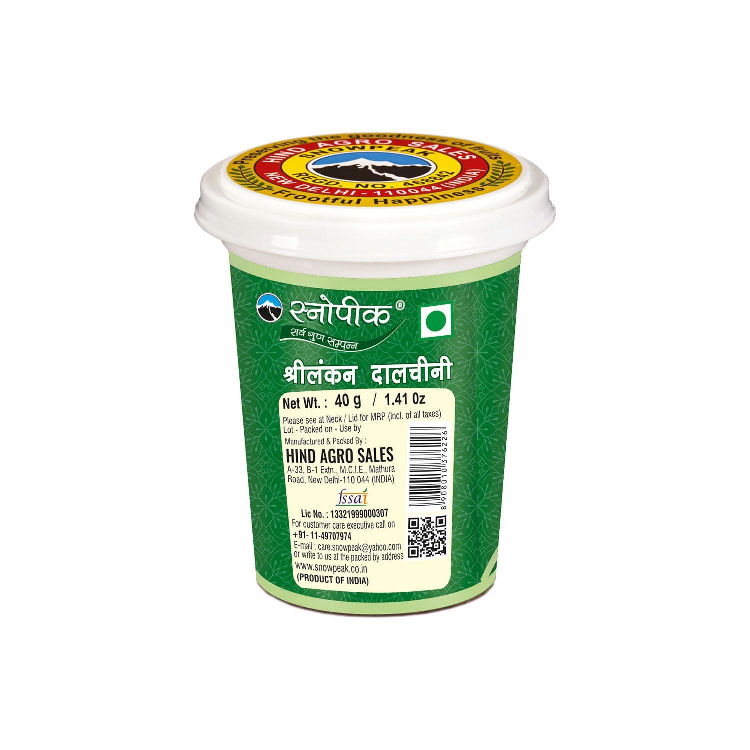 Snowpeak Snowpeak Combo Pack of Liquorice (Mulethi) Granules (50g) and Ceylon Cinnamon (Dalchini - 40g), 100% Naturally Sourced, Boosts Immune System