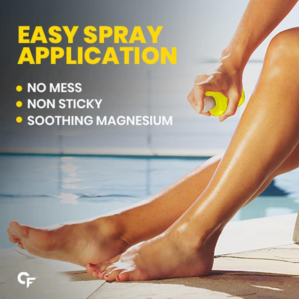 Carbamide Forte Carbamide Forte Magnesium Oil Spray | Topical Magnesium Spray | Magnesium Oil for feet, Sleep Support, Pain Relief & Muscle Recovery | Magnesium Oil 200ml