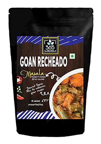 365 STORE TO DOOR 365 STORE TO DOOR Indian Spice – Goan Recheado Masala, 250 gm. | Homemade Powdered | for Healthy Cooking | Ready to use | All Seasonings Spices | Pure & Hygiene | Spice Mix – Pack of 1