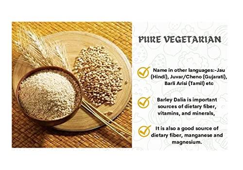 GHOTARAM Ghotaram Barley Dalia |Jo ka Daliya |Jau Ka Daliya |Jao dalia |Joo Dalia |Pure Barley Porridge/Jau Daliya |Certified|Barley Porridge |Barley Dalia |Jau Ka Daliya |Healthy Dalia-4900g(pac 5x 980g)