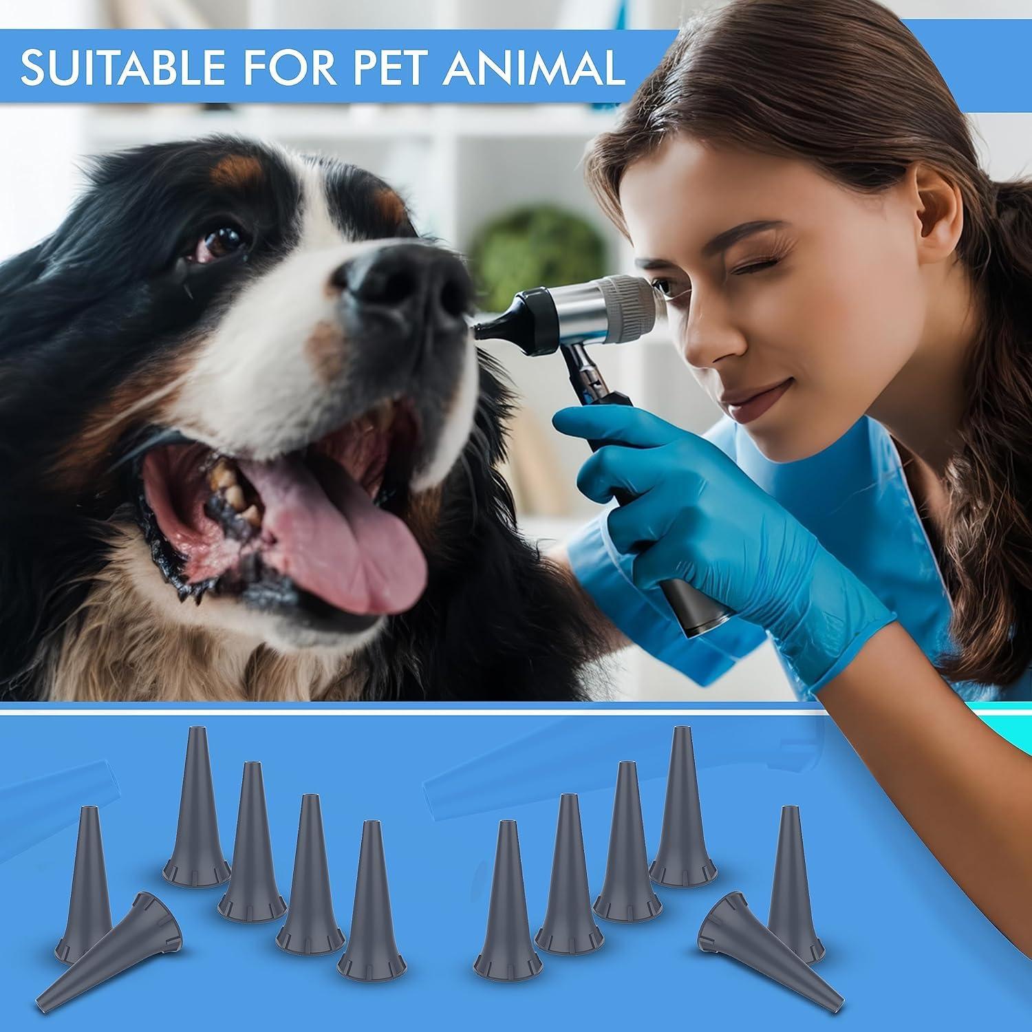 OTICA Otoscope Tips for K.a.w.e, Ries-ter and H.e.i.n.e compatible Otoscopes ear specula Cover Replacement Specula for Adults and Older Children Disposable (2.5 MM, 100 PSC)