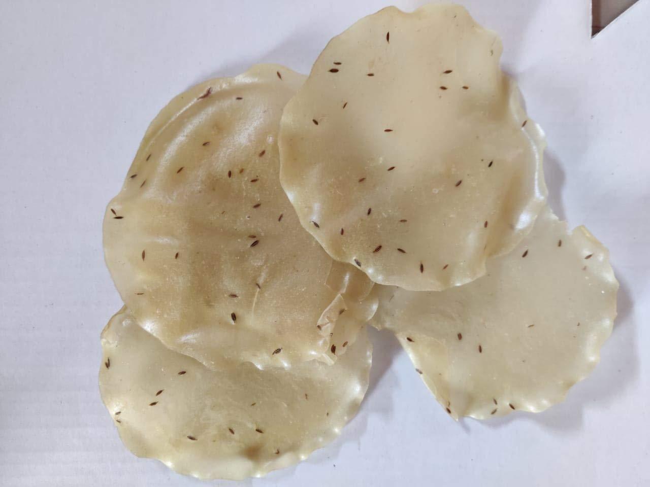 SINDHI KAKO SINDHI KAKO Jeera Khicha (Handmade) Special Papads & Fried Accompaniments Akki Happala (Rice Flour Papad), 200 Grams