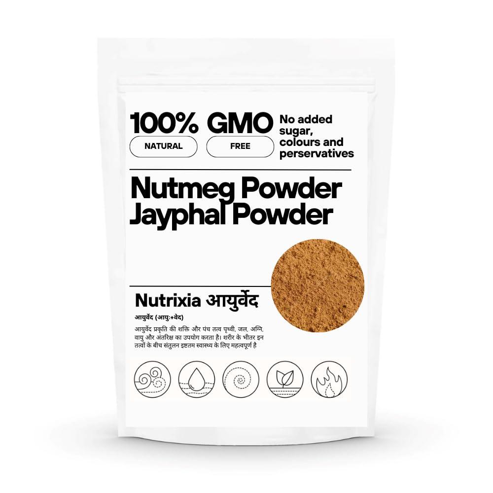 Nutrixia Food Nutmeg Powder/Jathikai Powder/Jajikaya Powder/Jakayi Powder/Jatiphalam/Jatiphala (50 Gms)