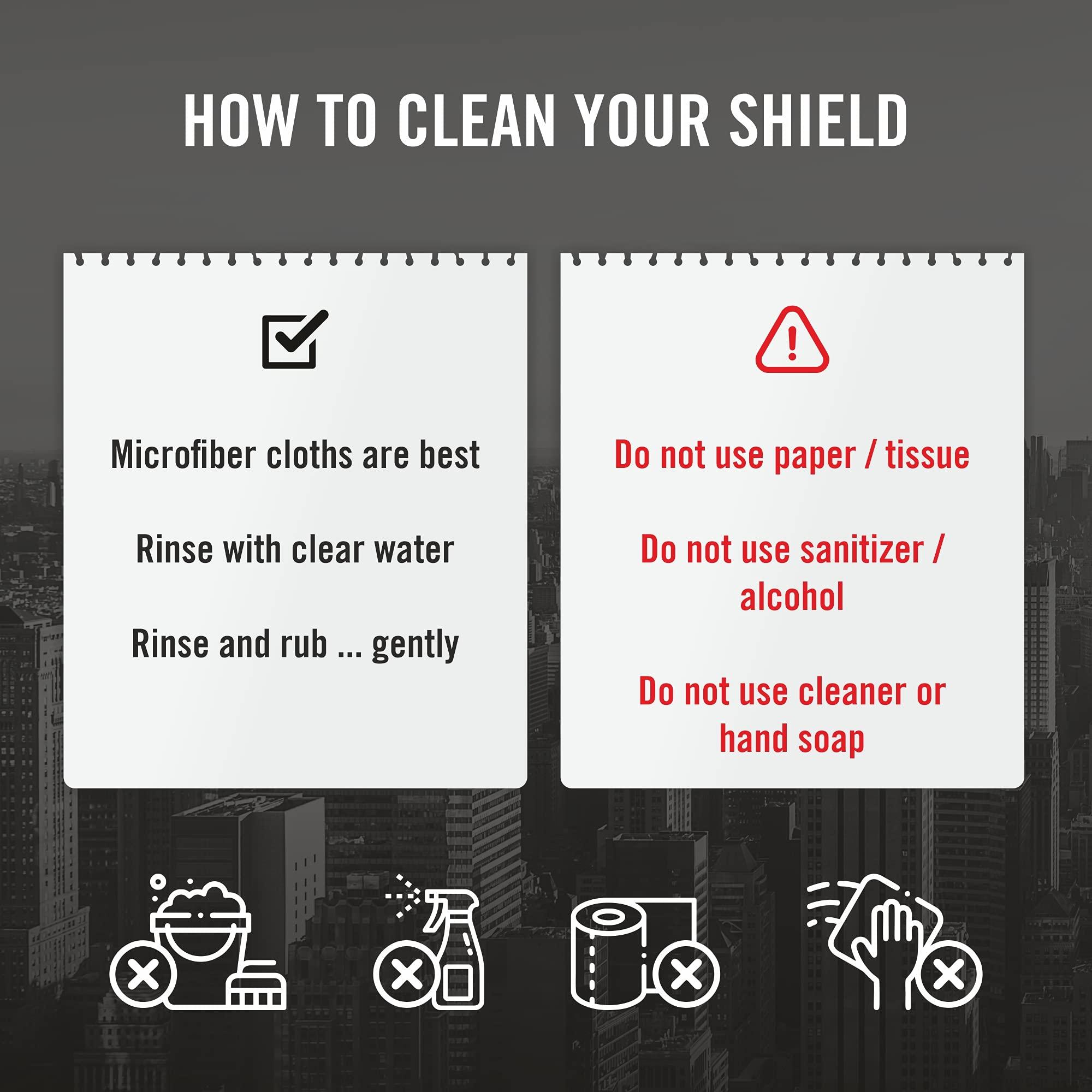 Kenneth Cole KENNETH COLE Goggle-Style Face Shield with 180 Safety Coverage: Anti-Fog Glasses and Clear Face Visor Integrated in One Design - Unisex Fashion Protective Wear for Men & Women