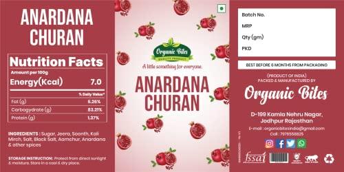Organic Bites Organic Bites Anardana Churan (Anardana Goli) - 200 gm (Jar Pack)
