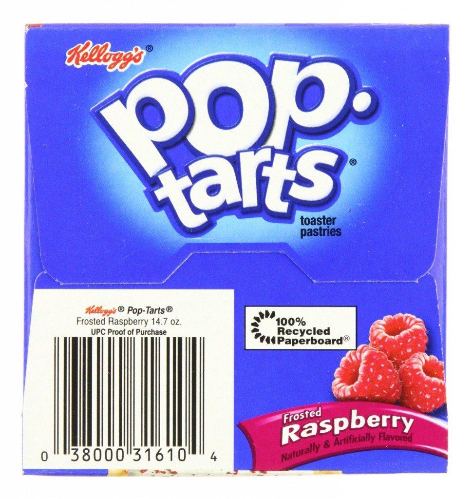Pop Tarts Kellogg's Pop Tarts, Frosted Raspberry, 416g (8pcs)