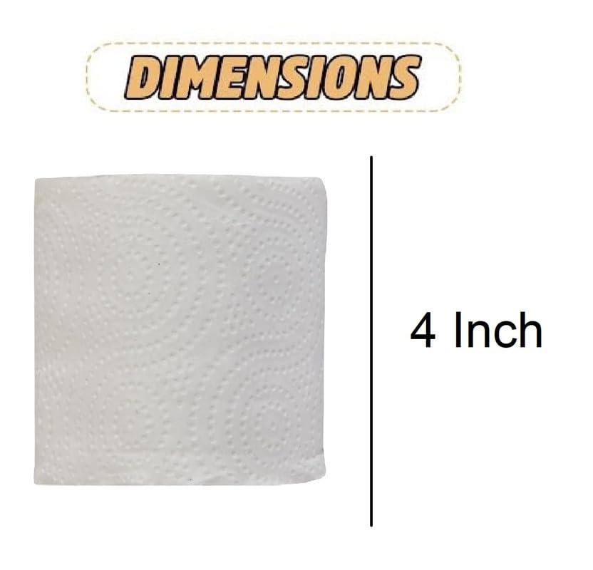 Rose Gold Toilet Paper Tissue Roll || Tissues Paper Rolls (Pack of 6-2 Ply Toilet Tissue Paper)