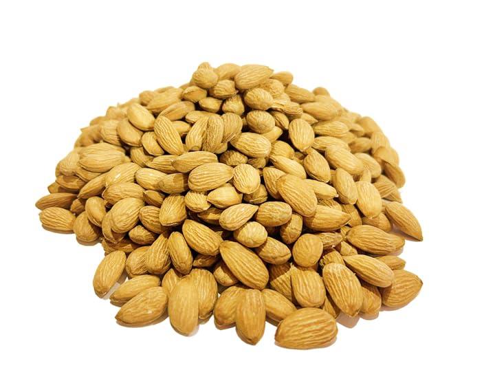 KASHMIR HARVEST HUB Kashmir Harvest Hub Pure Kashmiri Mamra Almonds - 400g | 100% Natural | Authentic | Organic | A++ Grade | Rich Oil Content (Pack of 1)