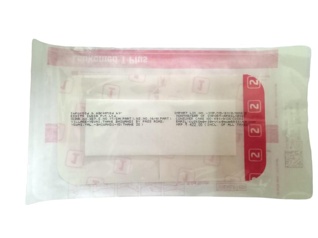 JOMED Leukomed T plus Waterproof & Transparent Film Dressing with Absorbent Pad, Sz : 8cm x 15cm, 03pcs