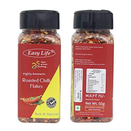 Easy Life Easy Life Combo of Chilli Flakes 65g and Sweet Paprika 70g