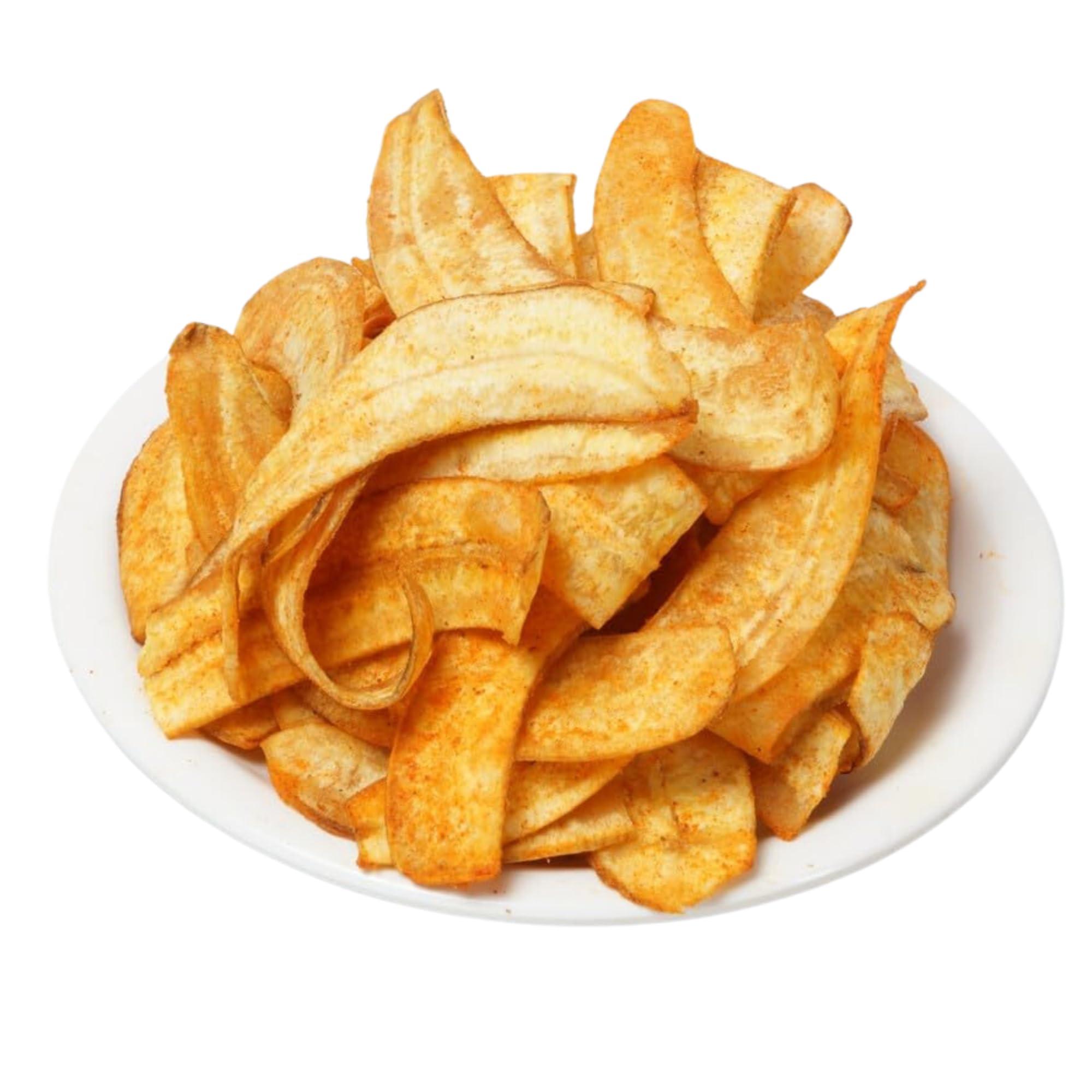 Hirai Hirai Banana Wafers Masala Chips 500Gm (Crispy & Crunchy) Make with Peanut Oil (Pack of 2 X250g)