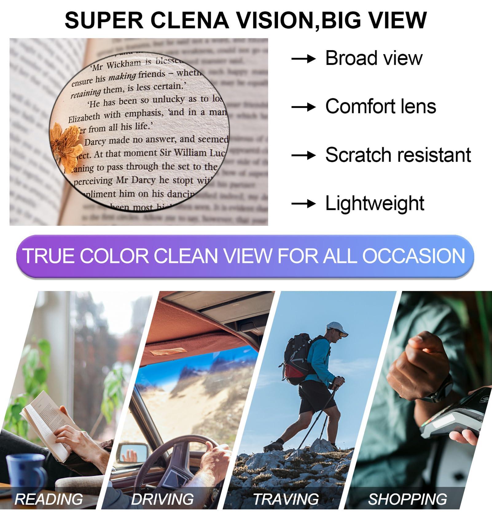 OCCI CHIARI OCCI CHIARI Big Square Reading Glasses 2.25 Men lightwight Readers 1.0 1.25 1.5 1.75 2.0 2.25 2.5 2.75 3.0 3.5 4.0 5.0 6.0 Wide Fitment