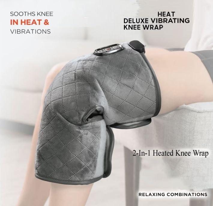 Lucario Lucario Knee Heating Pad, USB Heating Knee Brace Support for Arthritis, Heated Knee Wrap Thermal Therapy to Warm Joint Relief Pain of Knee Stiff, Arthritis, Strains