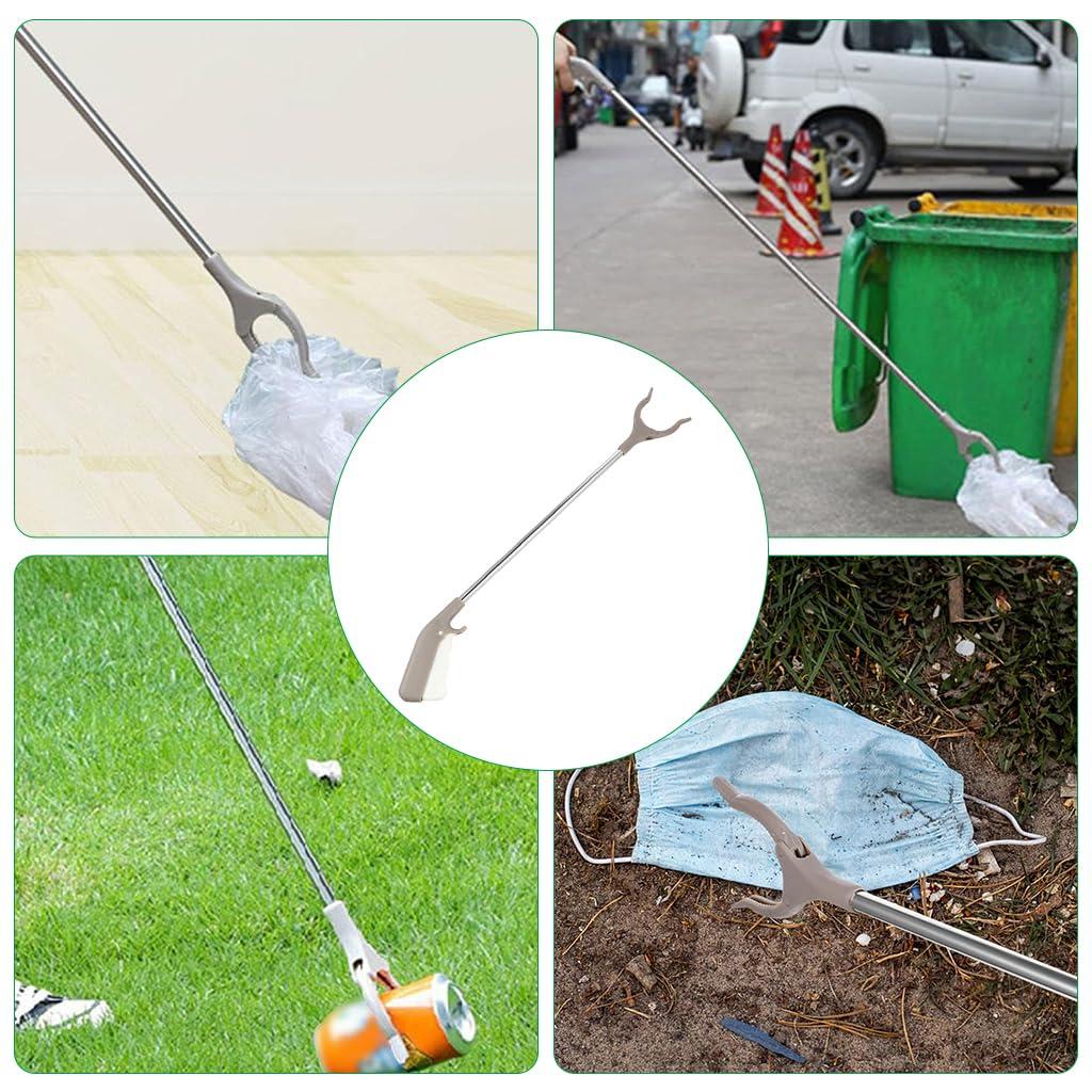 HASTHIP HASTHIP 33\'\' Waste Grabber Reacher Tool With Easy to Squeeze and Grip Handle for Litter Pick Trash Pick Up, Grabber Claw Pick Up Reacher Tool Assistaive Device for Elderly