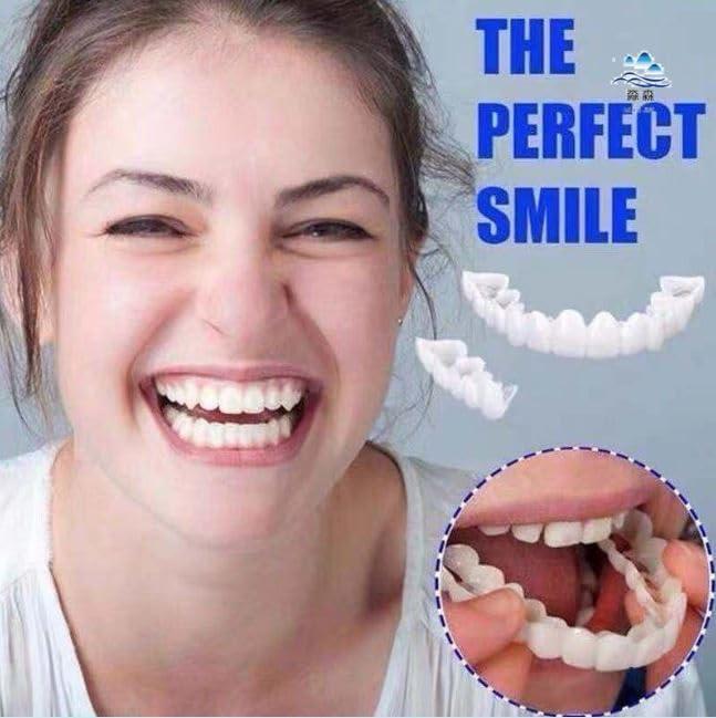 Zemiss Snap On Teeth Veneers Nonporous Dentures For Men Women Cover The Teeth Instant Confident Smile Temporary Teeth
