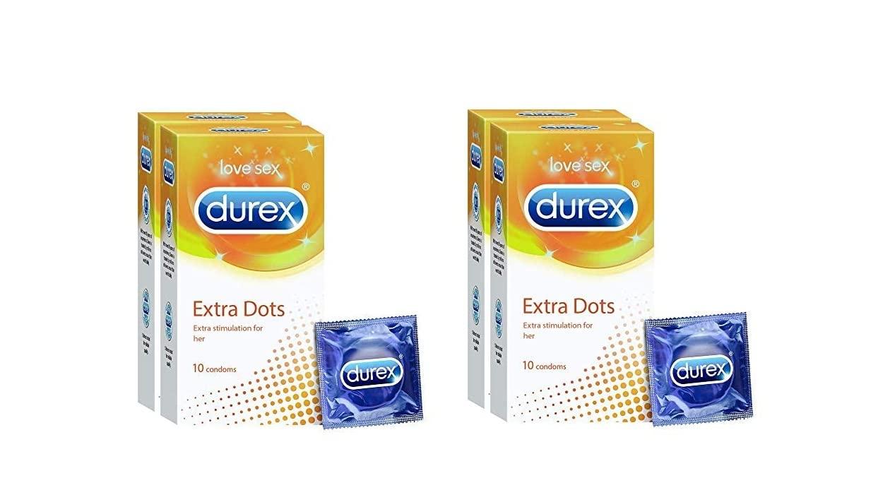 Durex Durex Excite Me Condom - 10 Pcs (Pack Of 4)