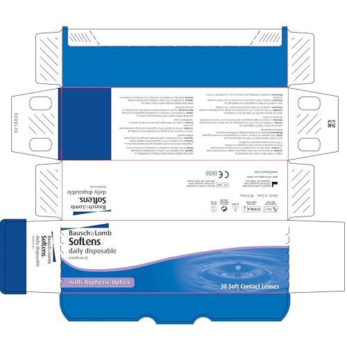 Bausch & Lomb SofLens Bausch + Lomb Daily Disposable Contact Lens (30 Lens Pack -6.00)