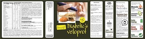 DEVELO Develo Diabetic Protein Powder Sugar Free Nutrition for diabetes Care - 2kg (Pack of 2) Kesar Badam