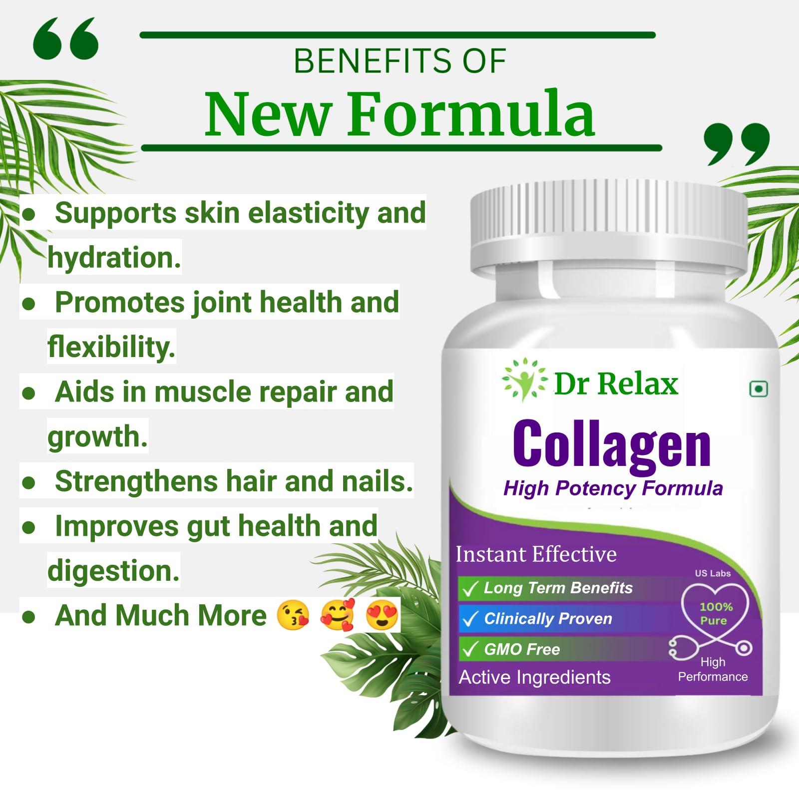 US Labs Ayurvedic Collagen Supplement for Men & Women, 100% Natural, No Side Effects