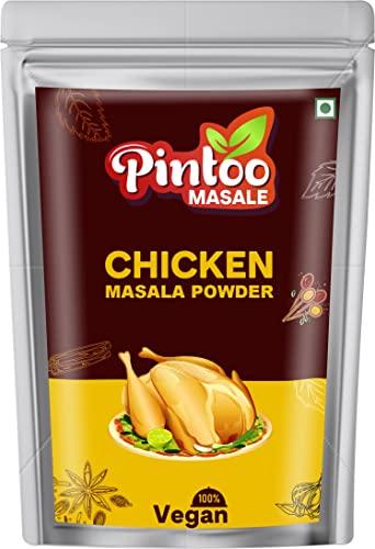 PINTOO MASALE PINTOO MASALE - CHICKEN MASALA POWDER - 75 GM Powder I Whole I Raw mix spices I Khada Masala - (Pack of 1)