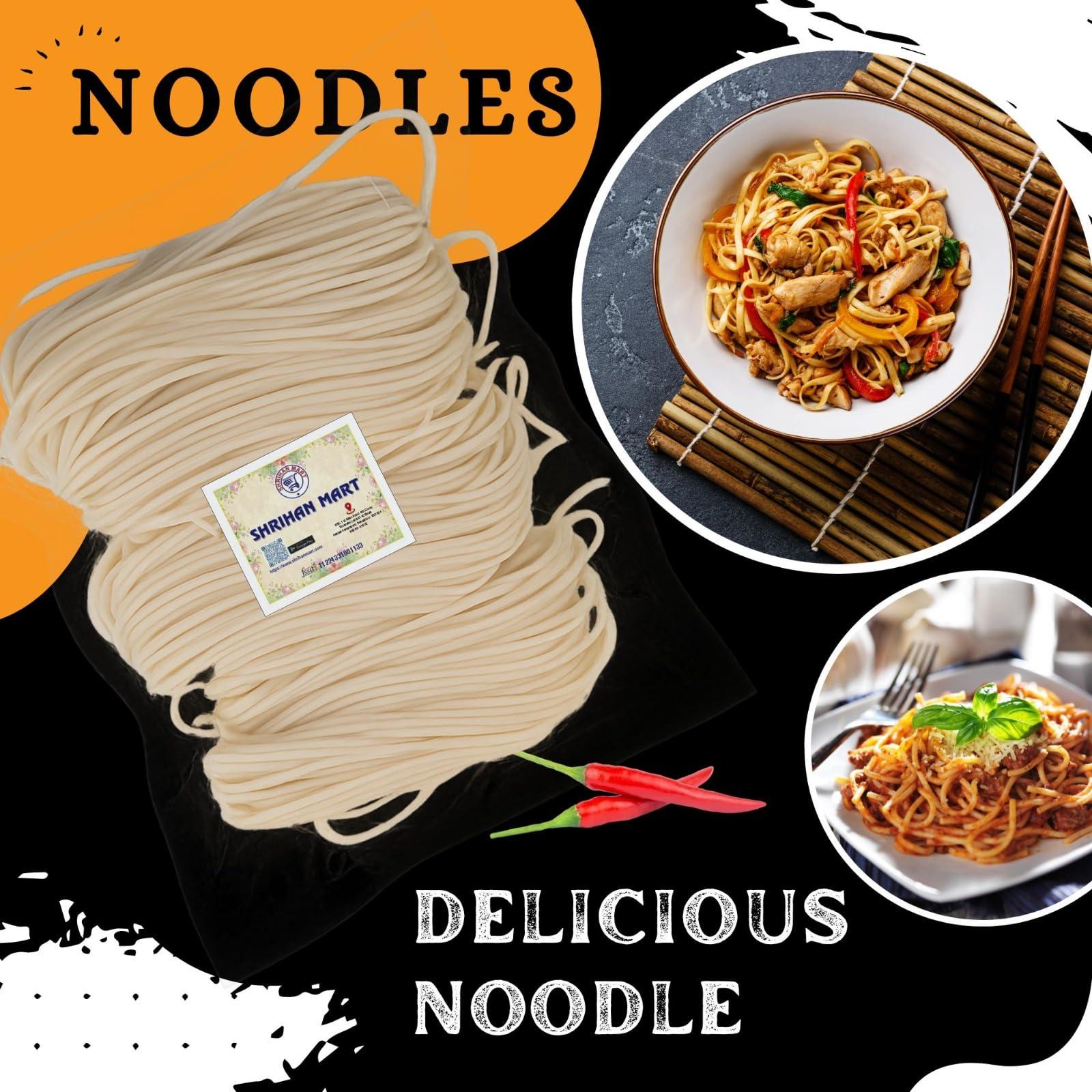 SHRIHAN MART SHRIHAN MART Kolkata Special Super Thin Chowmein | Noodles | Thin Chow Noodles Exclusive Chowmein Packet (500 G)