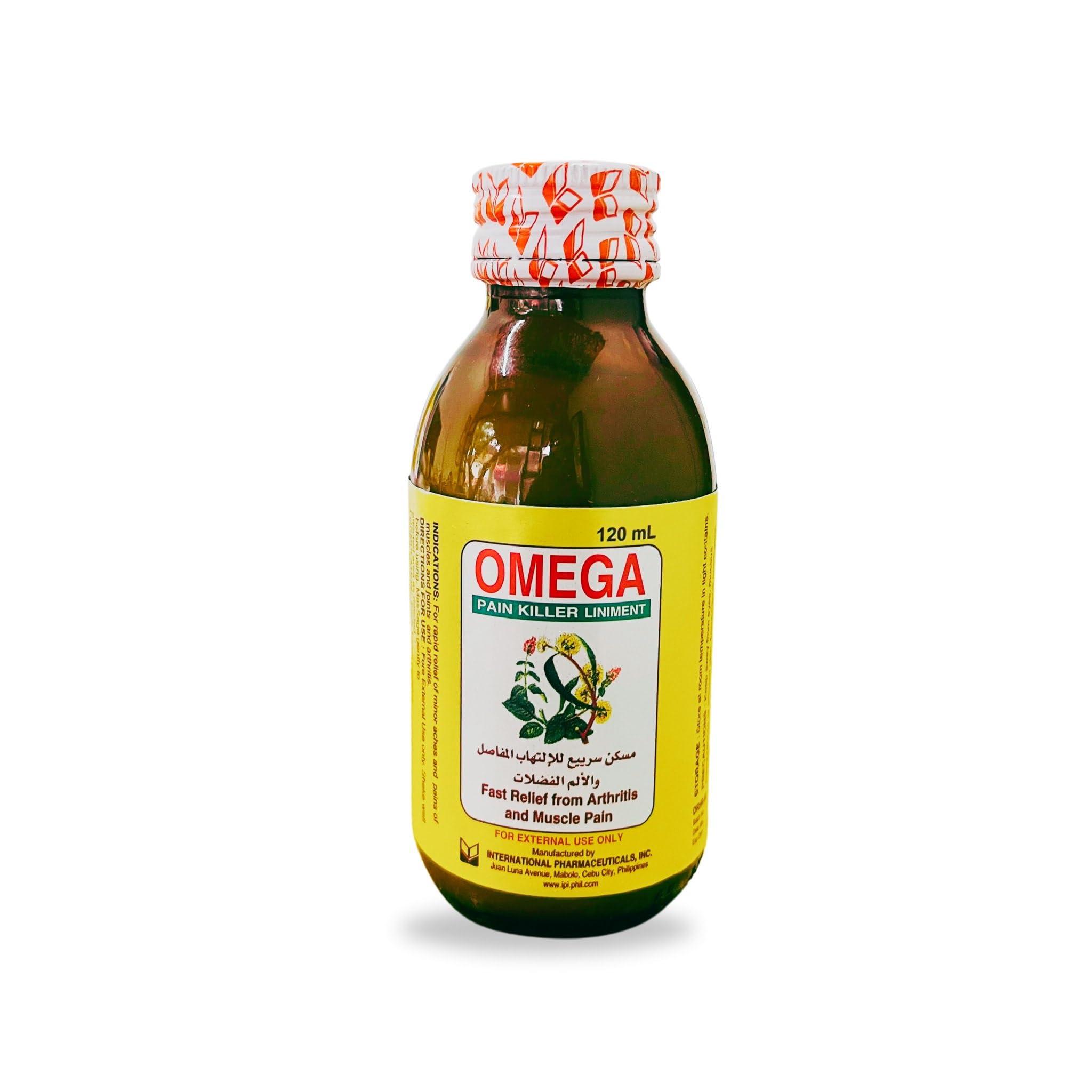 glossal omega pain killer liniment oil 120 ml | made in philipines