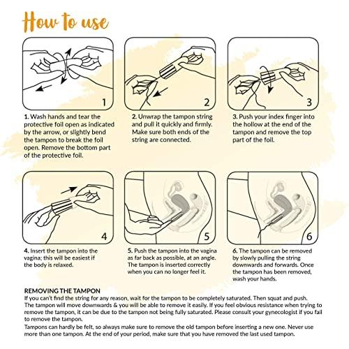 Sirona Sirona Period Made Easy Tampons - 20 Piece & Sirona Reusable Blink & Glow Face Razor for Women - 1 Razor