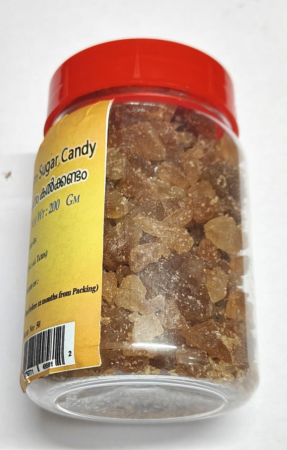 Kollakkompil Spices Diabetes-Free Sugar/Panang Kalkandu/Organic Palm Candy/Panam Kalkandam from Myfam -200gm