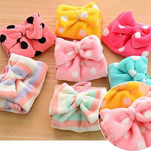 HEALLILY HEALLILY 6PCS Soft Hanging Hand Towel for Bathroom Kitchen with Hanging Loop Super Soft Absorbent Machine Washable Quick Dry Random Color