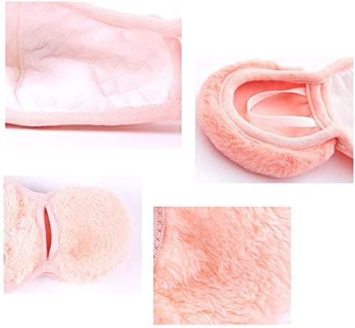 DSquared DSquared Girl\'s and Boys\' Warm Winter Face Mask with Plush Ear MufF_Pack Of 02,Pink|Brown