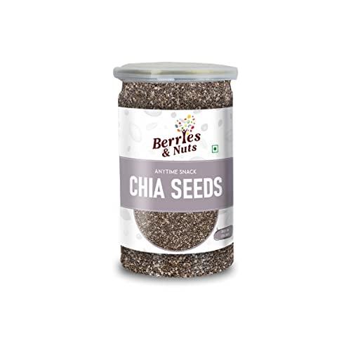 Berries And Nuts Berries And Nuts Pumpkin, Sunflower, Chia & Salted Flax Seeds Combo | Pumpkin Seeds 200 Grams, Sunflower Seeds 200 Grams Chia Seeds 250 Grams & Saled Flax Seeds 200 Grams