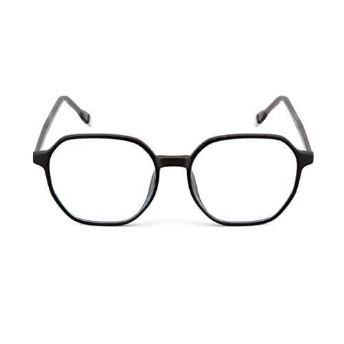 ROYAL SON ROYAL SON Polygon Blue Ray Cut Transparent Eye glasses For Men Women