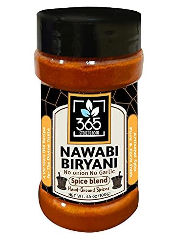 365 STORE TO DOOR 365 STORE TO DOOR Indian Spice - Jain Nawabi Biryani Masala, 100 gm | Homemade Powdered | for Healthy Cooking | Ready to use | All Seasonings Spices | Pure & Hygiene | Spice Mix – Pack of 1 (100 gm)