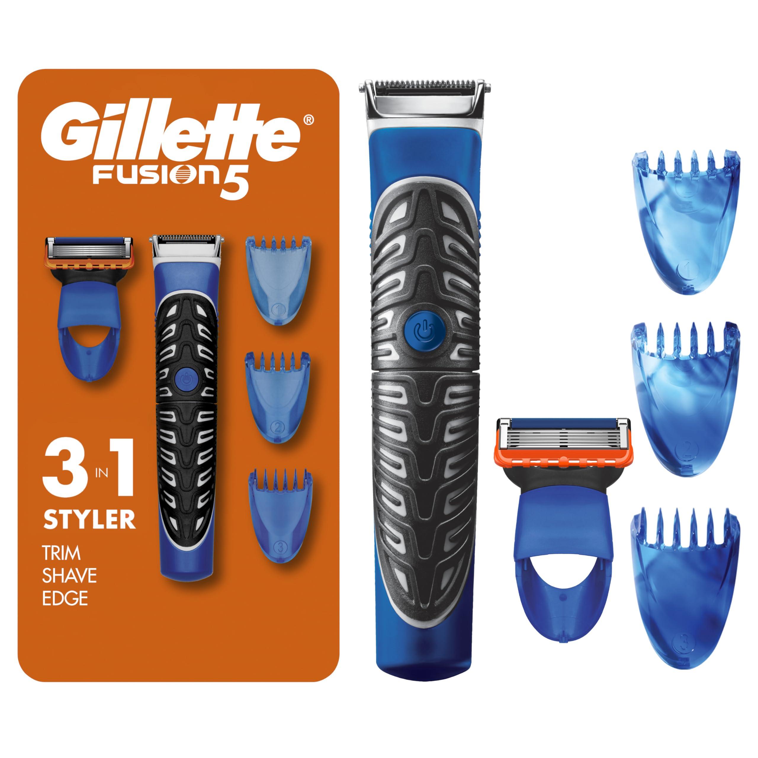 Gillette Gillette All Purpose Styler: Battery Powered Beard Trimmer, Men's Razor & Edger - Fusion Razors For Men/Styler