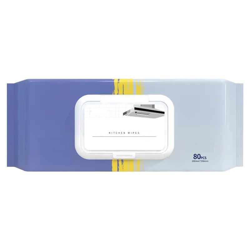 BITTZOOT BITTZOOT Disposable Kitchen Cleaning Wipes, Decontamination Wet Wipes, Reusable Kitchen Wet Wipes Oil and Grease Cleaning Floor Wipes Kitchen Wipes For Bowls, Kitchen, Tiles,Sinks (1)