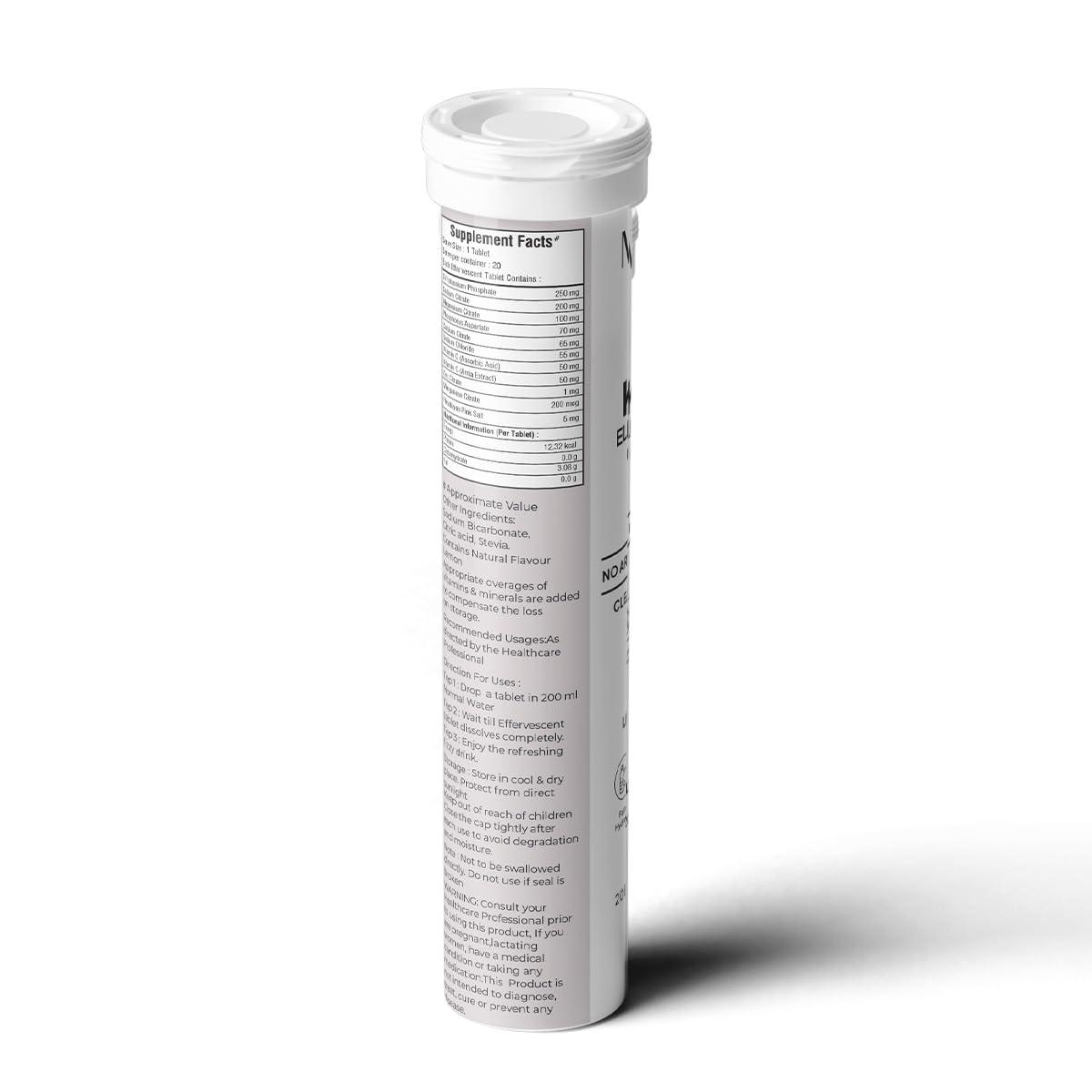 Miduty Miduty By Palak Notes Electrolytes Drink - Instant Hydration Drink - Lemon Flavor - Sugar-Free Electrolyte Drink - No More Fatigue And Dizziness - Hydration Electrolyte,1 Count,20 Capsule