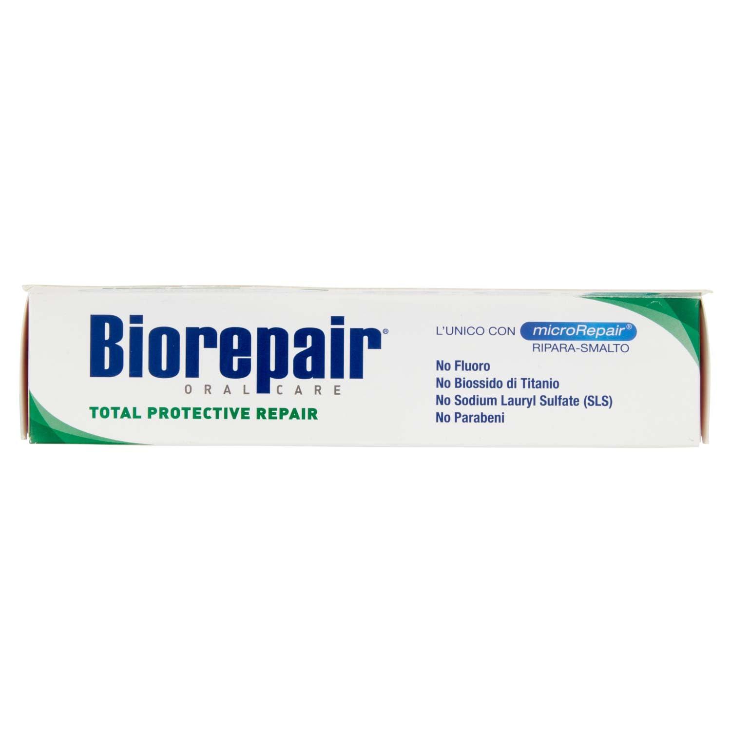 Biorepair: Biorepair: \"Total Protective Repair\" Toothpaste with microRepair, New Formula - 2.5 Fluid Ounce (75ml) Tube [ Italian Import ]