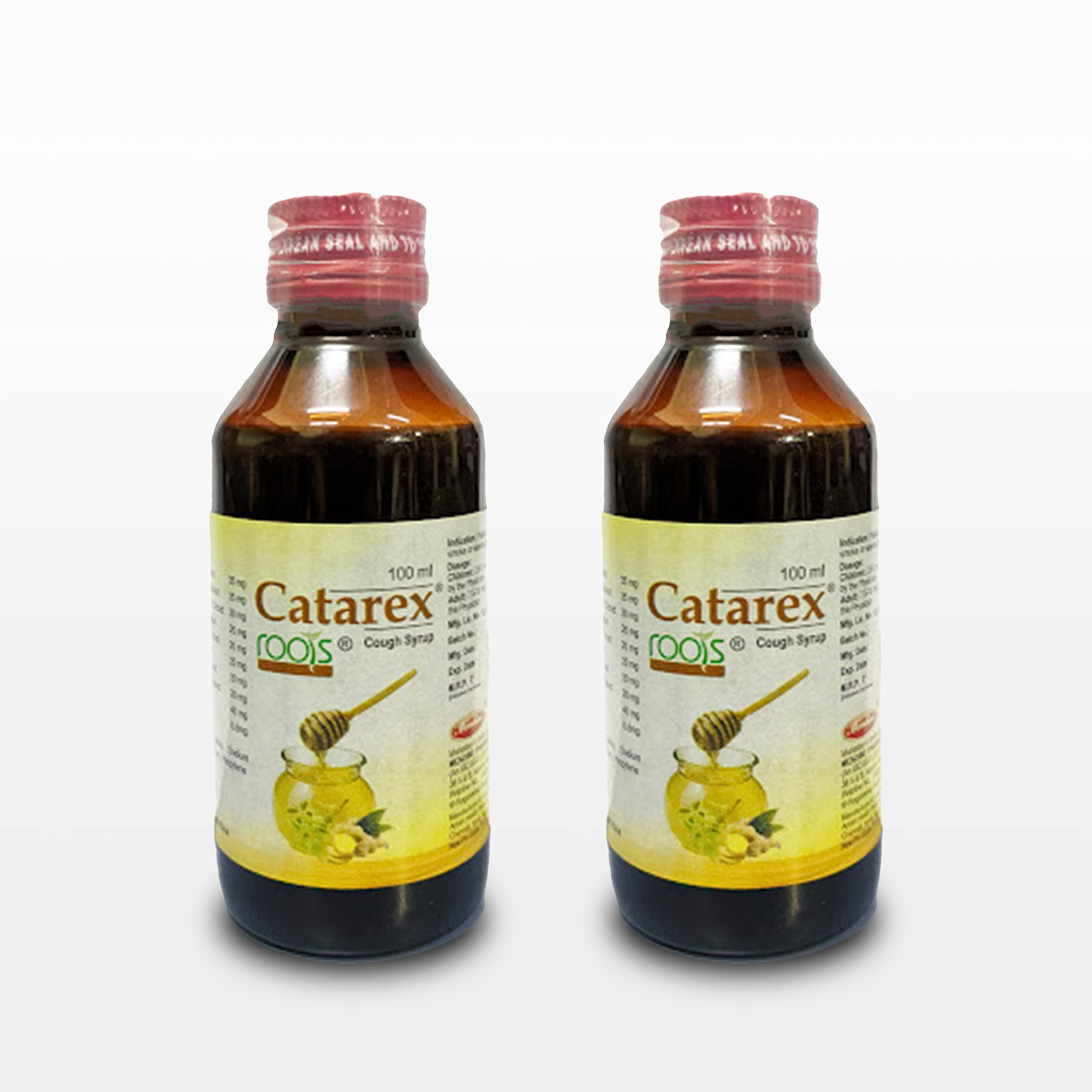 CATAREX ROOTS CATAREX ROOTS - Ayurvedic Cough Syrup | For children & adults | 100% safe |The Complete Cough Solution (Honey, 2)