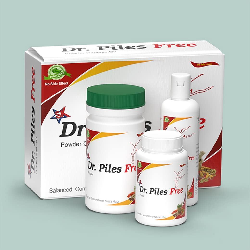 8848 8848 Dr Piles Free Herbal Remedy | Powder | Capsule | Oil (Pack of 1)