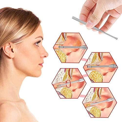 SPRADE SPRADE 6 Pcs Baby Ear Cleaner Tool,Ear Wax Remover Tool kit,Stainless Steel Ear Buds Cleaner,Ear Cleaning Tool,Ear Wax Cleaner,Ear Pick,Earwax Removal With a Cleaning Brush and Storage Box