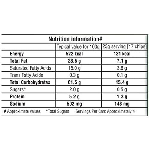 KELLOGS Pringles Peri Peri Flavour Potato Crisps, 107g