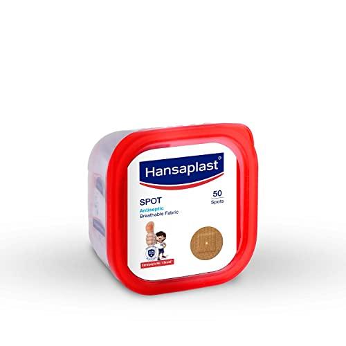 Hansaplast Hansaplast Fixation Tape (1.25cm, 2.5cm, 5cm, 7.5cm), Spot & Patch Plaster | Small and round bandages for cuts and wounds
