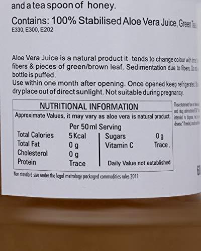 verynutri Verynutri Aloe Vera Green Tea Juice 600 Ml | Helps Body to Achieve and Maintain Healthy Weight.