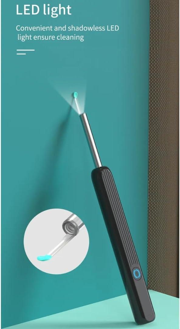 Elecbuzz Elecbuzz Smart Ear Cleaning Kit High Precision Ear Wax Removal Tool with Camera LED Light Wireless Otoscope