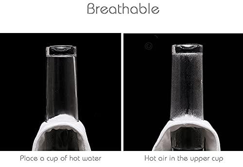 Jetflon Jetflon Bedpans for Elderly Men and Women, Bedpan Heavy Duty Smoothed Countoured for Bed-Bound Patient,Plastic Bed pan for Medical Centers and Home Use White (Pack of 1)