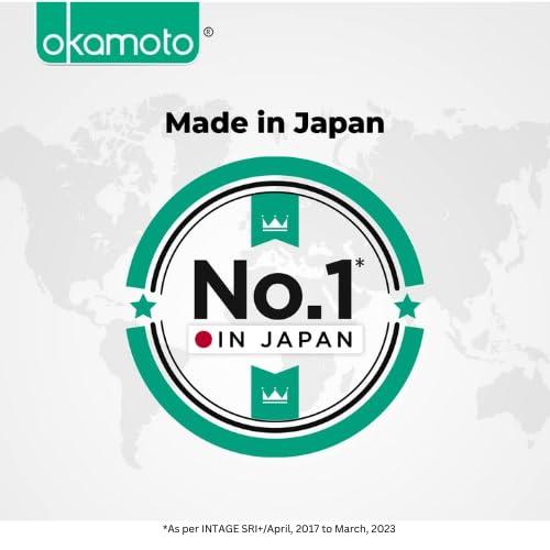 OKAMOTO Okamoto Condom | Ultra Thin Condoms for Men | Thinnest Premium Japanese Condoms | Made In Japan | 0.03 mm thin | 003 Platinum (Pack of 3)