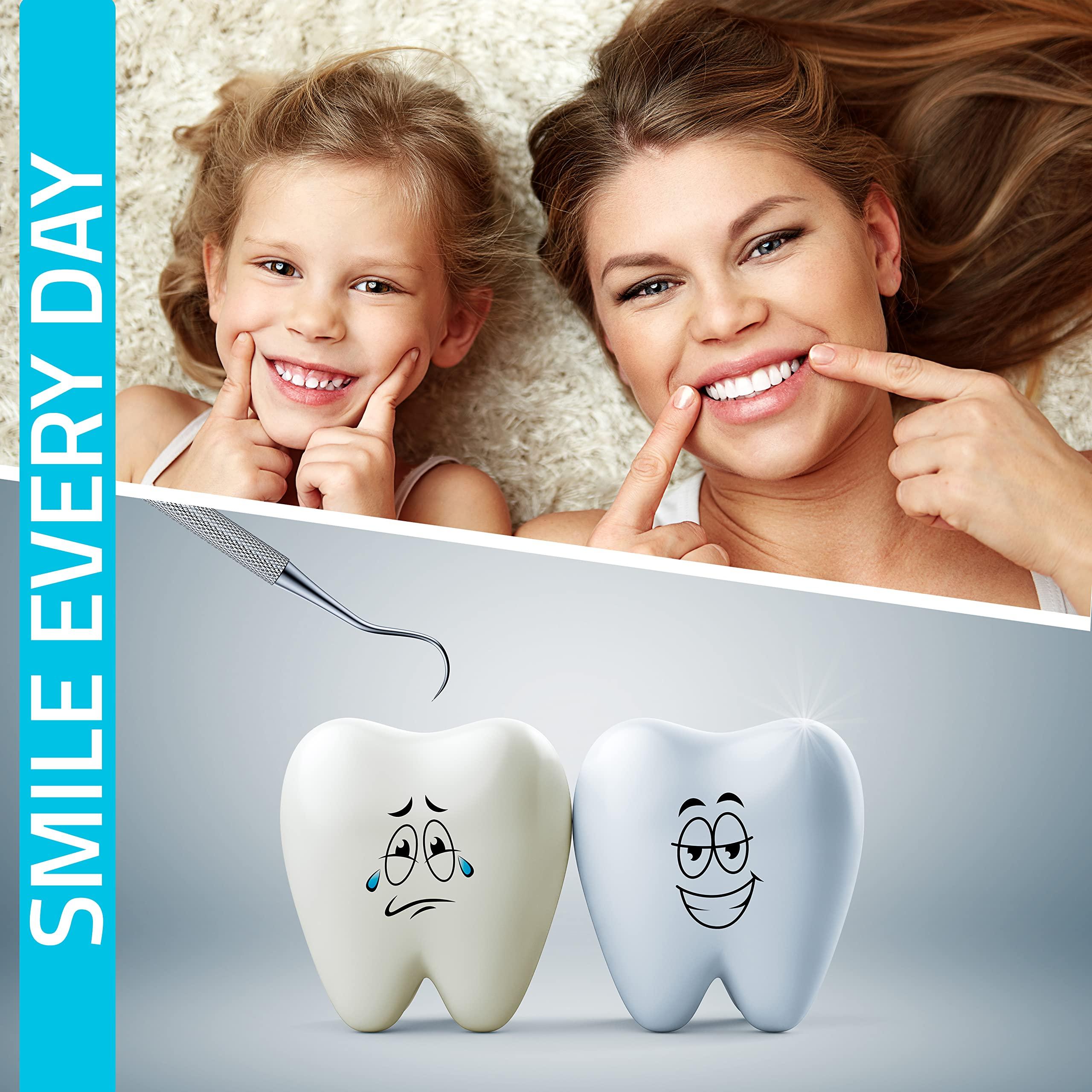 Utopia Care Utopia Care Professional Dental Tartar Scraper Tool - Dental Pick, Double Ended Tartar Remover for Teeth, Plaque Remover, Tooth Scraper (6 Inch, Silver, 1)