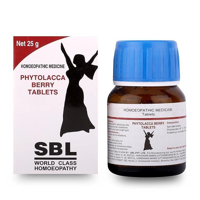 Generic SBL Phytolacca Berry Tablet - 25 Gm Pack Of 3